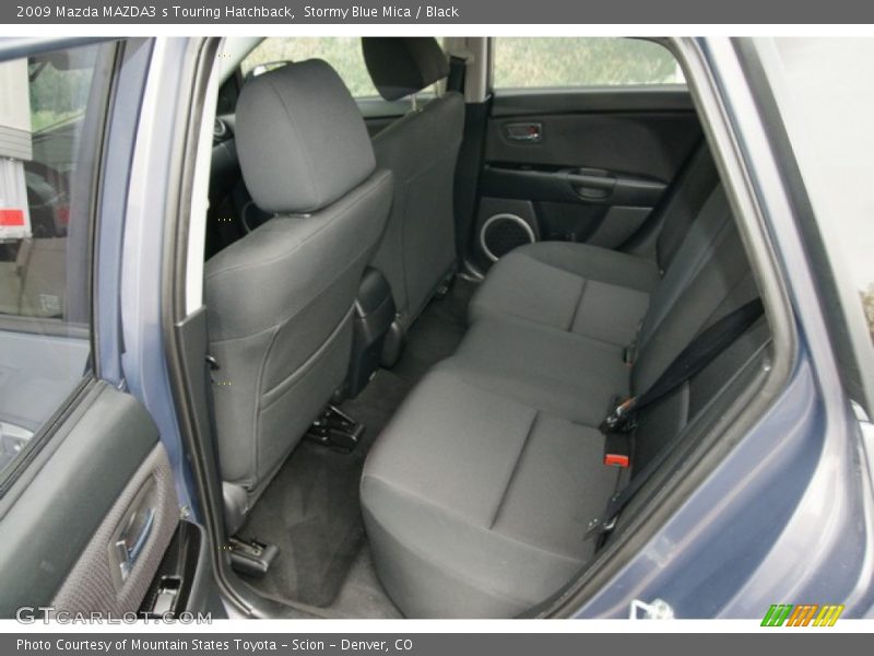 Stormy Blue Mica / Black 2009 Mazda MAZDA3 s Touring Hatchback