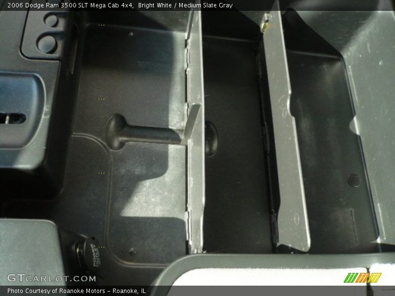 Bright White / Medium Slate Gray 2006 Dodge Ram 3500 SLT Mega Cab 4x4