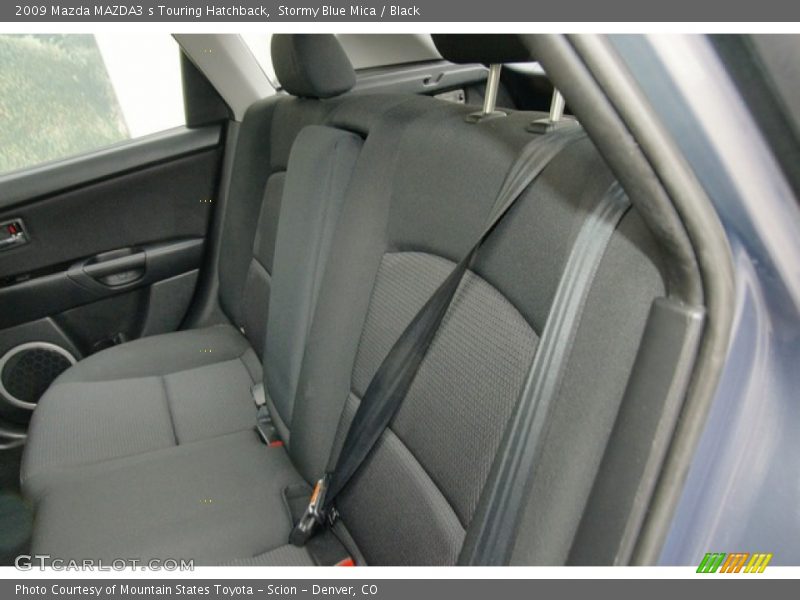 Stormy Blue Mica / Black 2009 Mazda MAZDA3 s Touring Hatchback