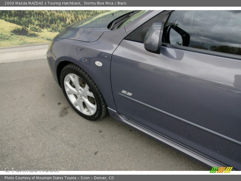 Stormy Blue Mica / Black 2009 Mazda MAZDA3 s Touring Hatchback