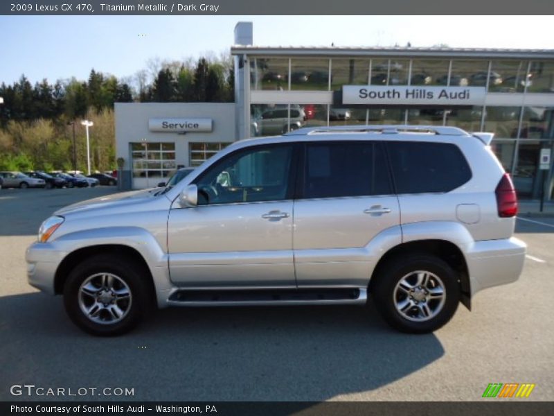 Titanium Metallic / Dark Gray 2009 Lexus GX 470