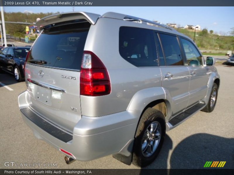 Titanium Metallic / Dark Gray 2009 Lexus GX 470