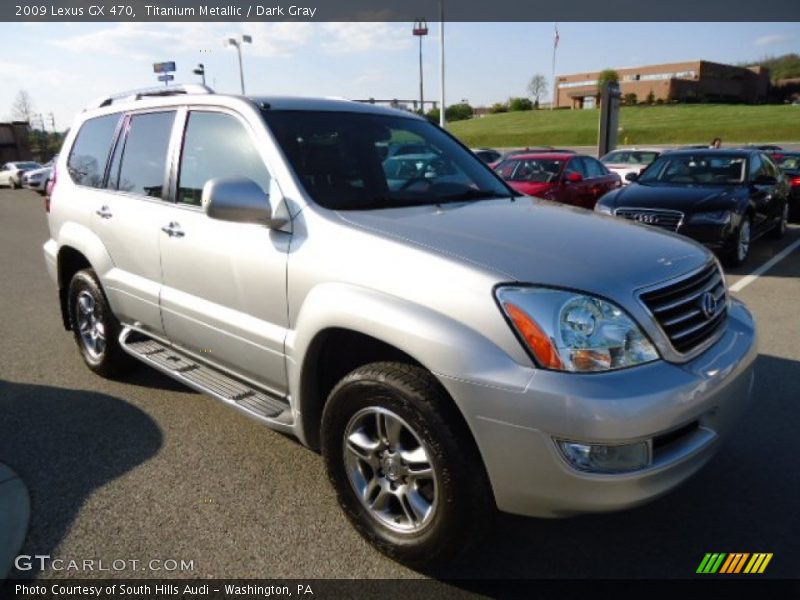 Titanium Metallic / Dark Gray 2009 Lexus GX 470