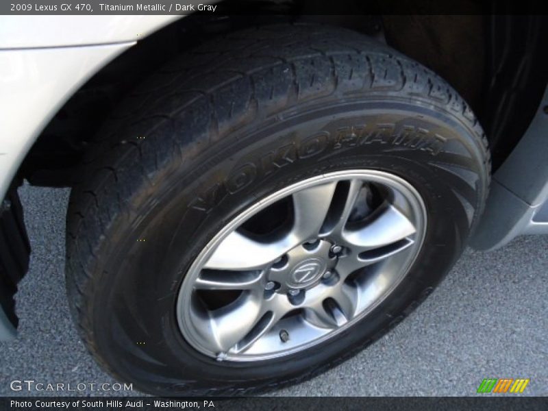 Titanium Metallic / Dark Gray 2009 Lexus GX 470