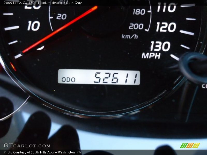 Titanium Metallic / Dark Gray 2009 Lexus GX 470