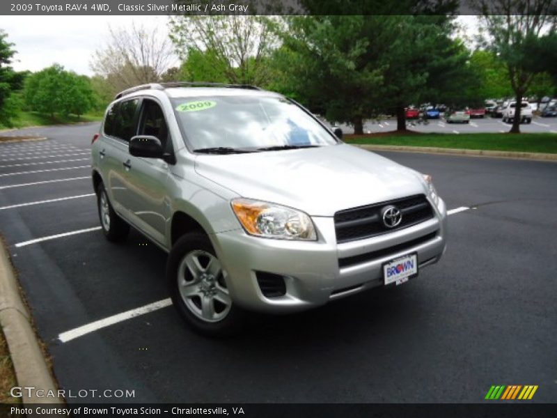 Classic Silver Metallic / Ash Gray 2009 Toyota RAV4 4WD