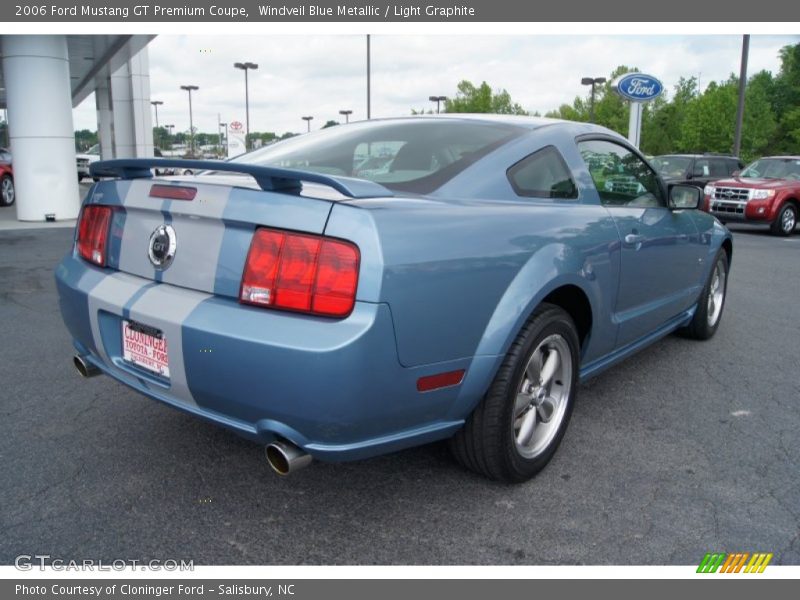 Windveil Blue Metallic / Light Graphite 2006 Ford Mustang GT Premium Coupe