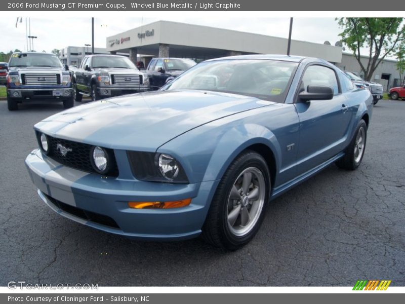 Windveil Blue Metallic / Light Graphite 2006 Ford Mustang GT Premium Coupe