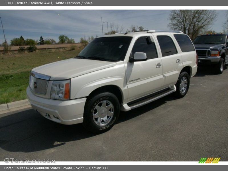 White Diamond / Shale 2003 Cadillac Escalade AWD