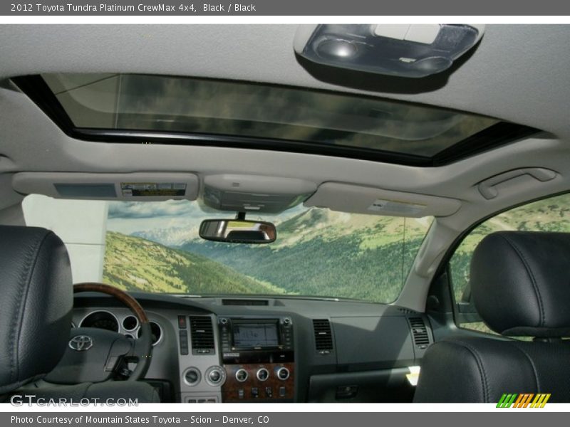 Black / Black 2012 Toyota Tundra Platinum CrewMax 4x4