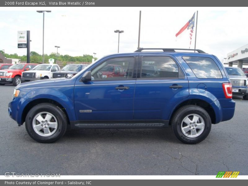 Vista Blue Metallic / Stone 2008 Ford Escape XLS