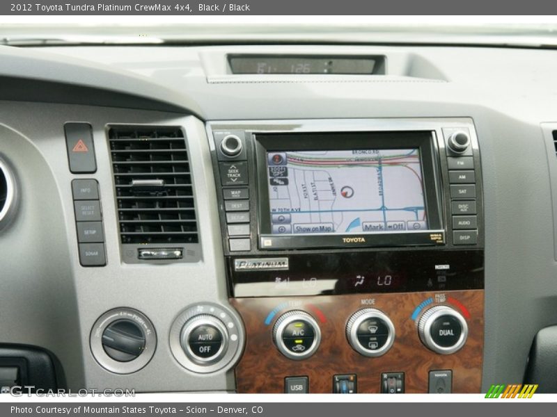 Black / Black 2012 Toyota Tundra Platinum CrewMax 4x4