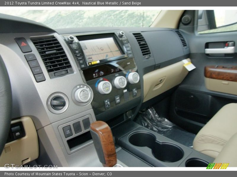 Nautical Blue Metallic / Sand Beige 2012 Toyota Tundra Limited CrewMax 4x4