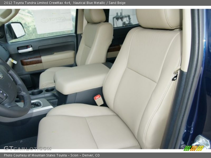 Nautical Blue Metallic / Sand Beige 2012 Toyota Tundra Limited CrewMax 4x4