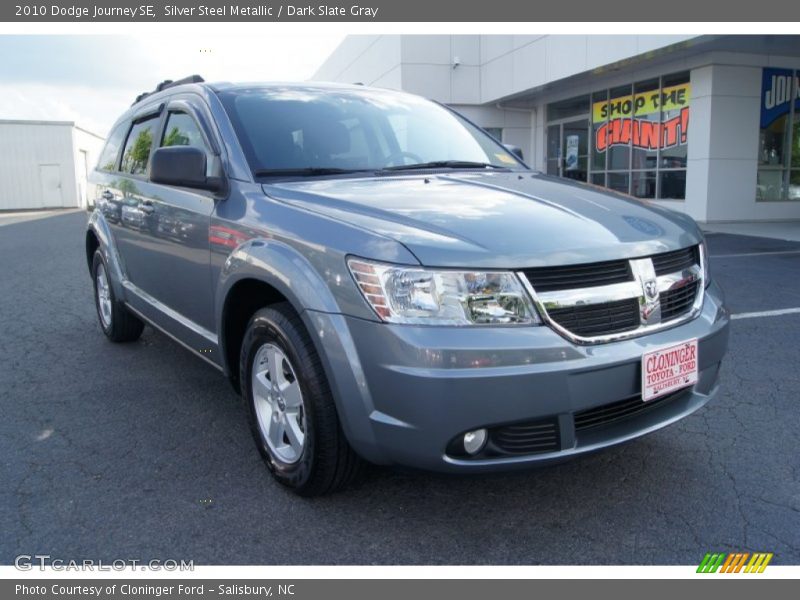 Silver Steel Metallic / Dark Slate Gray 2010 Dodge Journey SE