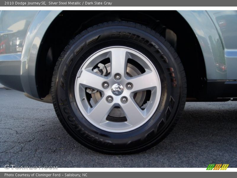 Silver Steel Metallic / Dark Slate Gray 2010 Dodge Journey SE