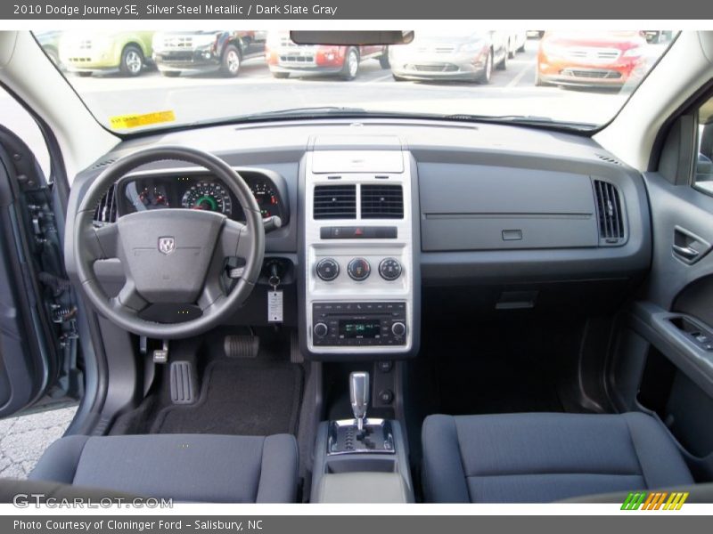 Silver Steel Metallic / Dark Slate Gray 2010 Dodge Journey SE