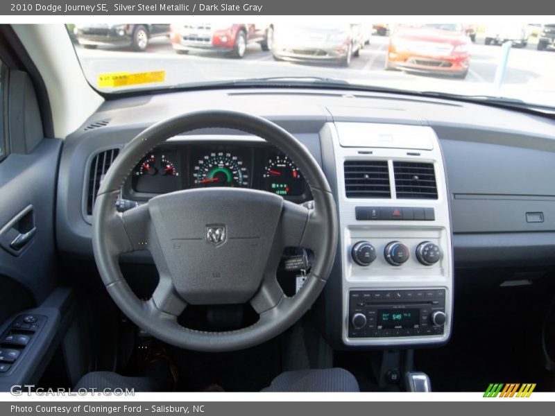 Silver Steel Metallic / Dark Slate Gray 2010 Dodge Journey SE