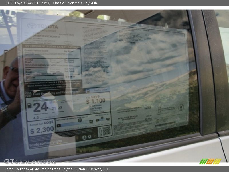 Classic Silver Metallic / Ash 2012 Toyota RAV4 I4 4WD