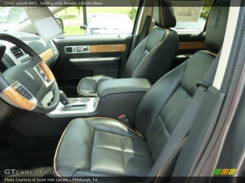 Sterling Grey Metallic / Ebony Black 2009 Lincoln MKX