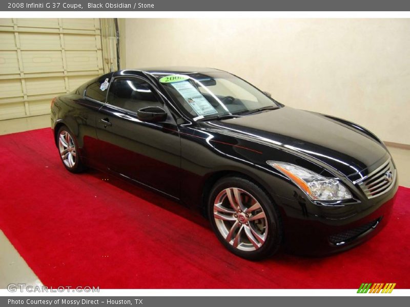 Black Obsidian / Stone 2008 Infiniti G 37 Coupe