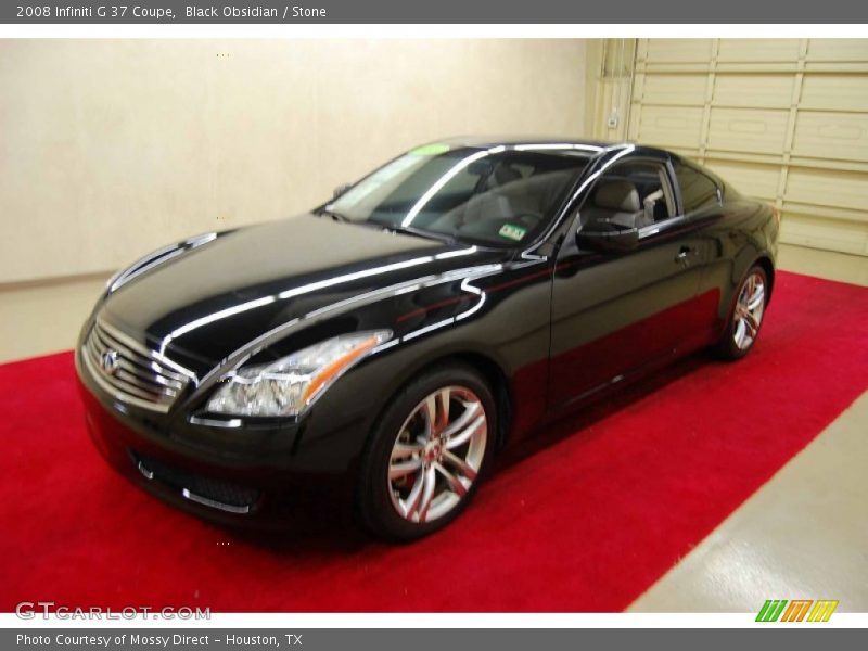 Black Obsidian / Stone 2008 Infiniti G 37 Coupe
