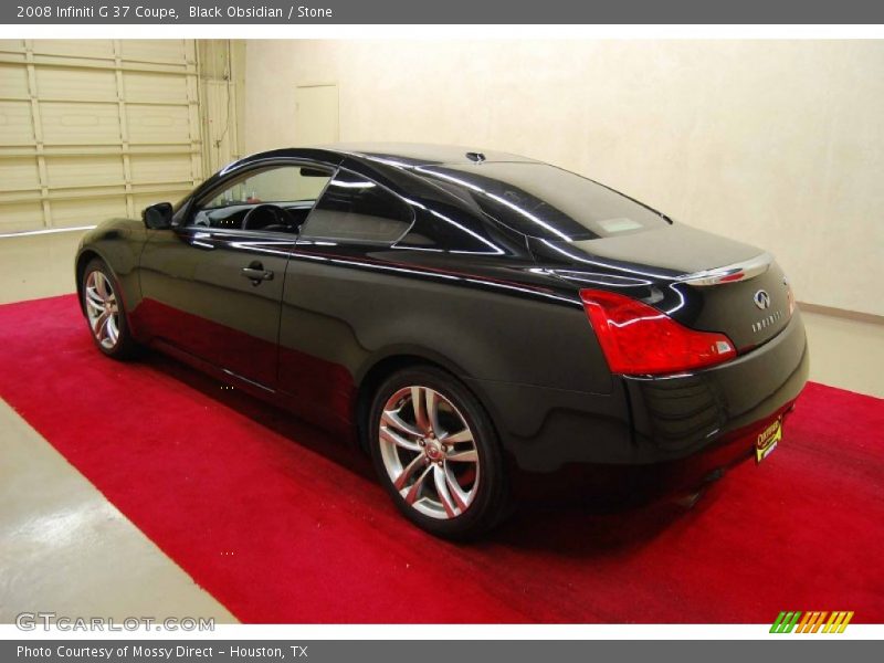 Black Obsidian / Stone 2008 Infiniti G 37 Coupe