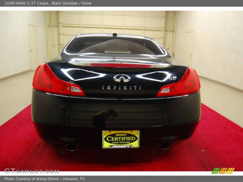 Black Obsidian / Stone 2008 Infiniti G 37 Coupe
