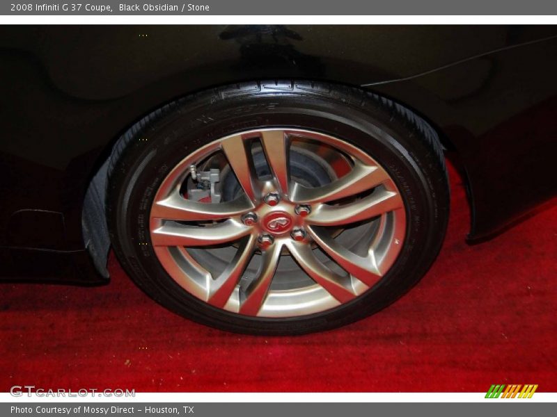 Black Obsidian / Stone 2008 Infiniti G 37 Coupe
