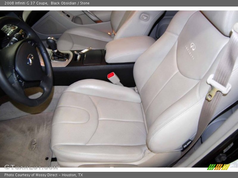 Black Obsidian / Stone 2008 Infiniti G 37 Coupe