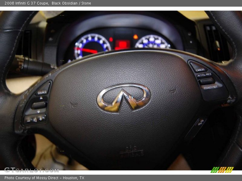 Black Obsidian / Stone 2008 Infiniti G 37 Coupe