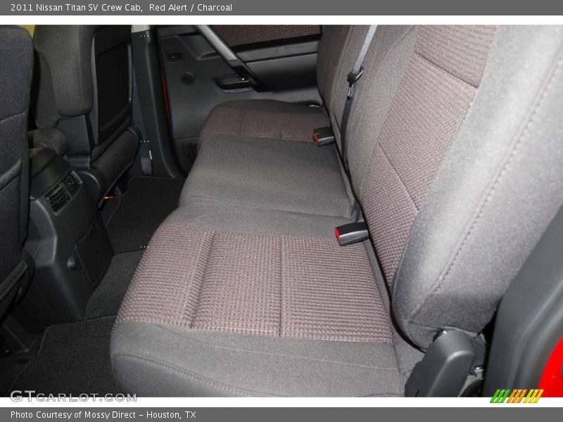 Red Alert / Charcoal 2011 Nissan Titan SV Crew Cab