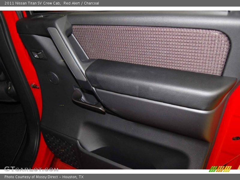 Red Alert / Charcoal 2011 Nissan Titan SV Crew Cab