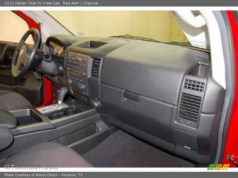 Red Alert / Charcoal 2011 Nissan Titan SV Crew Cab