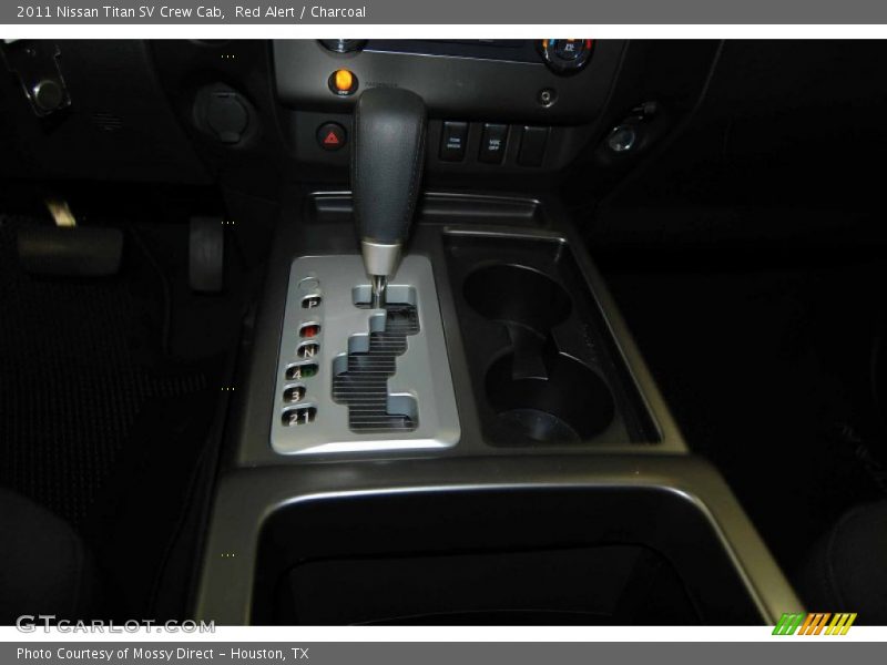 Red Alert / Charcoal 2011 Nissan Titan SV Crew Cab