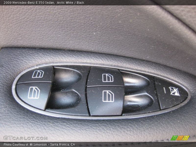 Arctic White / Black 2009 Mercedes-Benz E 350 Sedan