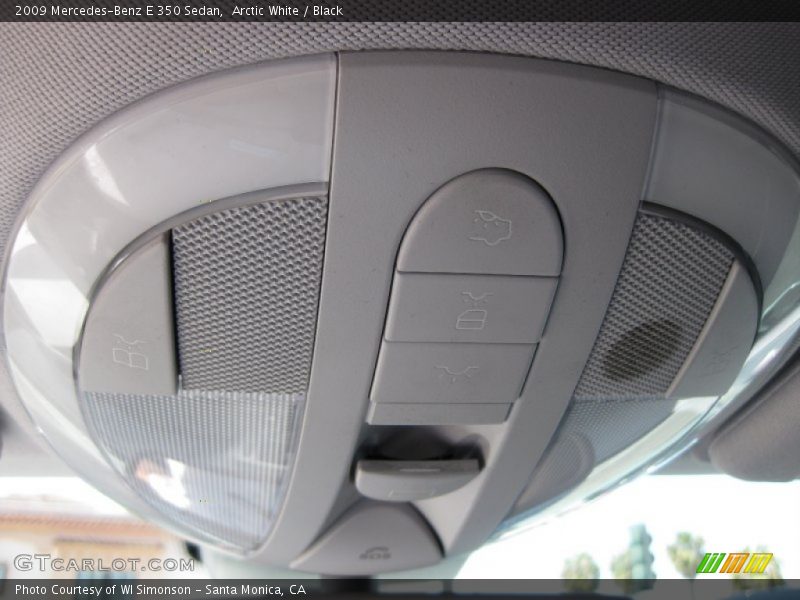 Arctic White / Black 2009 Mercedes-Benz E 350 Sedan