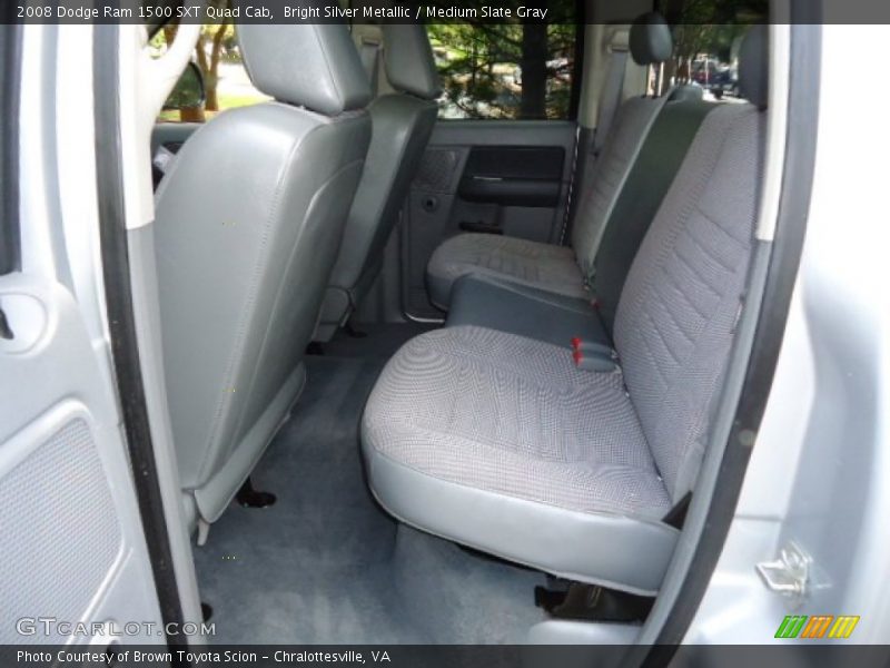 Bright Silver Metallic / Medium Slate Gray 2008 Dodge Ram 1500 SXT Quad Cab