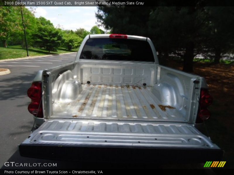 Bright Silver Metallic / Medium Slate Gray 2008 Dodge Ram 1500 SXT Quad Cab