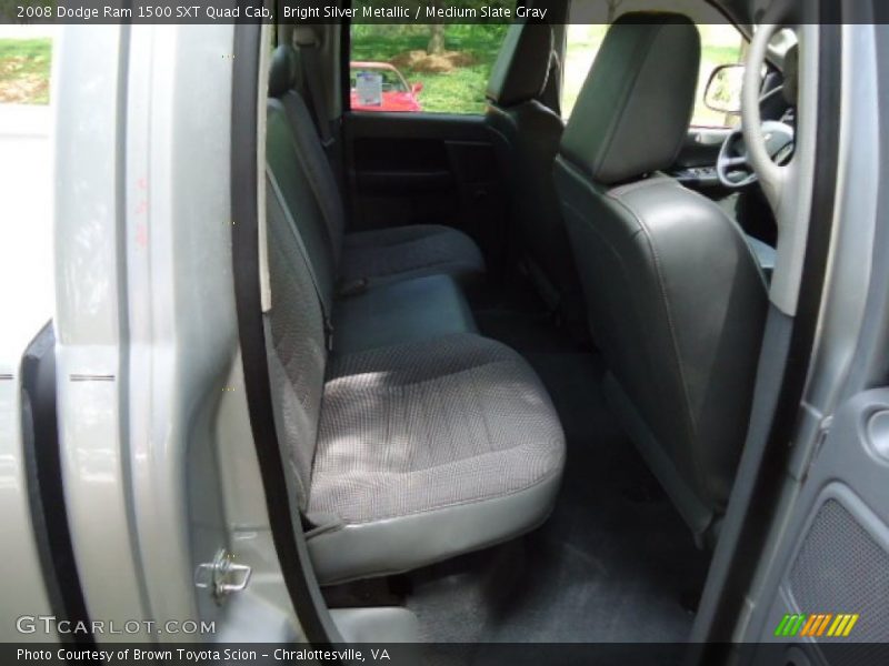 Bright Silver Metallic / Medium Slate Gray 2008 Dodge Ram 1500 SXT Quad Cab