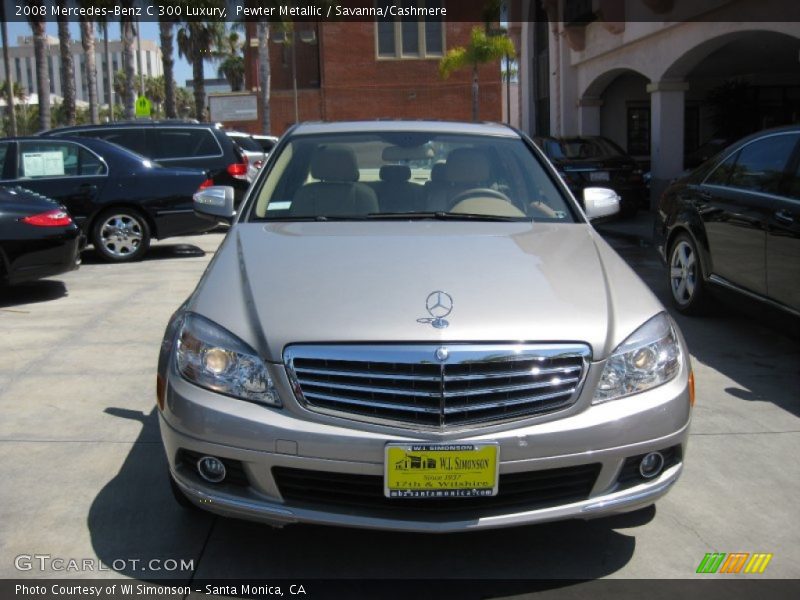Pewter Metallic / Savanna/Cashmere 2008 Mercedes-Benz C 300 Luxury
