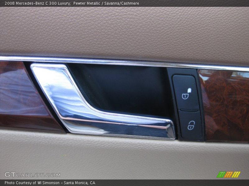 Pewter Metallic / Savanna/Cashmere 2008 Mercedes-Benz C 300 Luxury