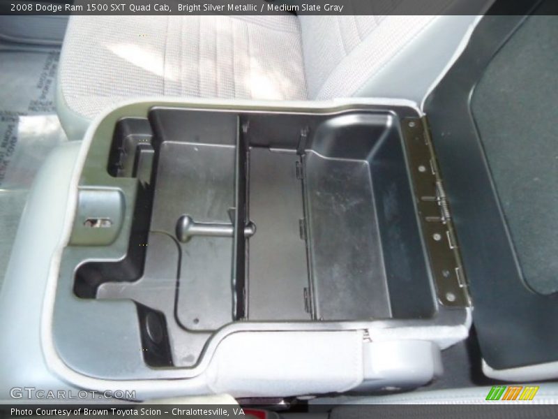Bright Silver Metallic / Medium Slate Gray 2008 Dodge Ram 1500 SXT Quad Cab