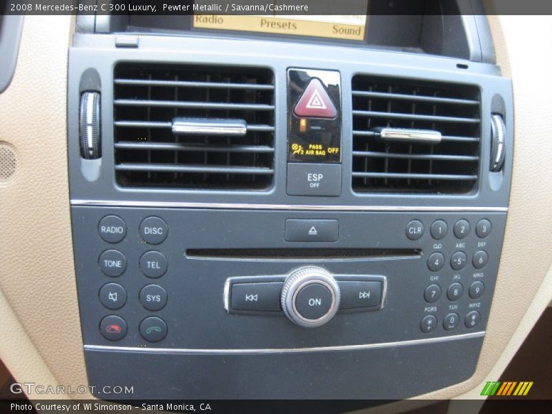 Pewter Metallic / Savanna/Cashmere 2008 Mercedes-Benz C 300 Luxury