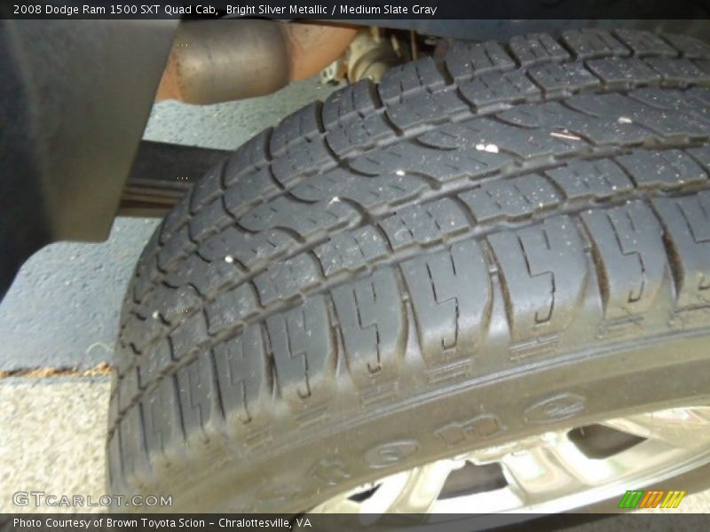 Bright Silver Metallic / Medium Slate Gray 2008 Dodge Ram 1500 SXT Quad Cab