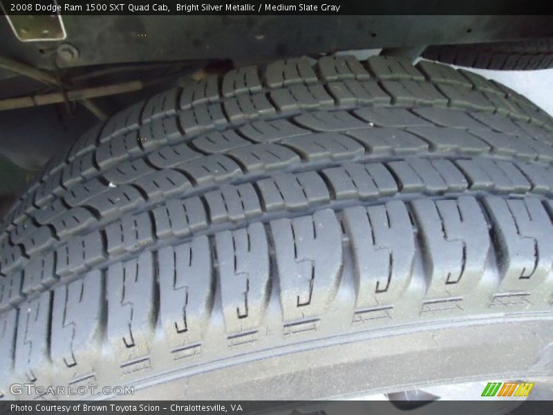 Bright Silver Metallic / Medium Slate Gray 2008 Dodge Ram 1500 SXT Quad Cab