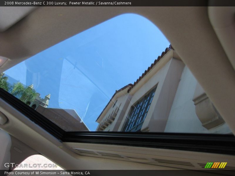 Pewter Metallic / Savanna/Cashmere 2008 Mercedes-Benz C 300 Luxury