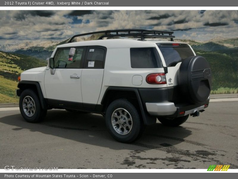 Iceberg White / Dark Charcoal 2012 Toyota FJ Cruiser 4WD