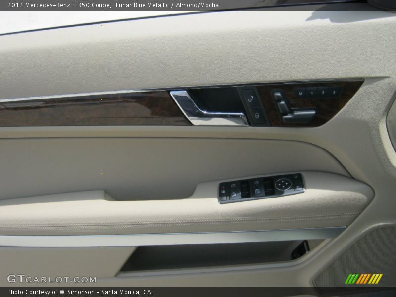 Lunar Blue Metallic / Almond/Mocha 2012 Mercedes-Benz E 350 Coupe