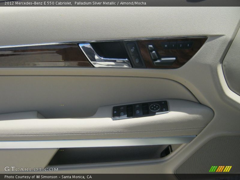 Palladium Silver Metallic / Almond/Mocha 2012 Mercedes-Benz E 550 Cabriolet